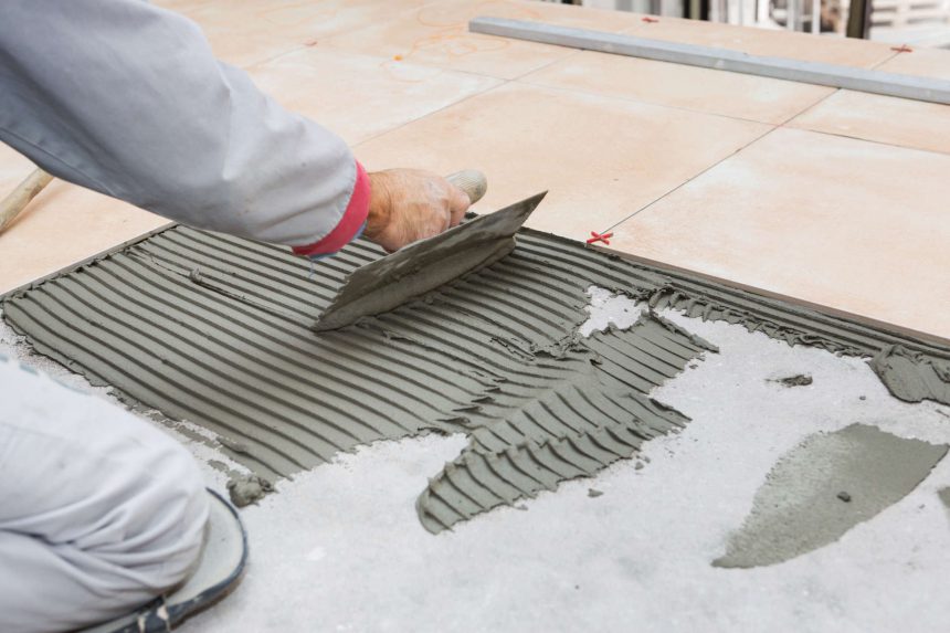 Floor tile installation CHOOSE TILE FOR EASY CARE AND LOW MAINTENANCE